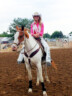 Makenzie Pink on Paint Horse
